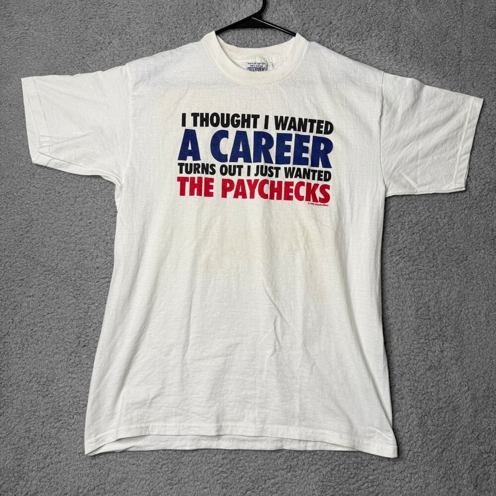 Vintage Graphic T Shirt Dad Joke Graphic Crewneck Short Sleeve